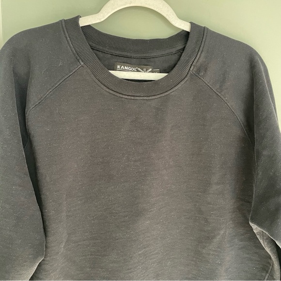 Kangol 100% Cotton Classic Black Crewneck Sweatshirt Unisex - Picture 4 of 14